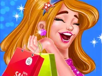 image bg Shopping Mall Rich Girl Dressup - Color by Number