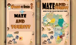 Maze And Tourist image