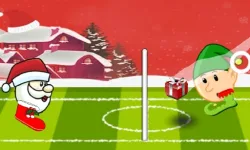 Santa winter head soccer image