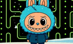 Winter Labubu Pacman Adventure image