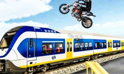 Ramp Bike Stunt image