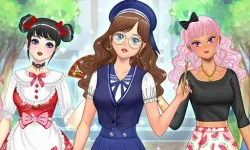 image bg Kawaii High School Teacher Dress Up