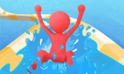 Waterpark Slide Race image