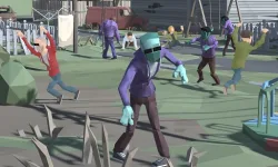 City Apocalypse 3D Of Zombie Crowd image