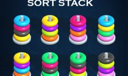 Sort Stack color Hoop Game image