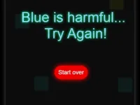 Avoid the blue image