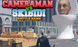 Cameraman vs Skibidi Battle Game image
