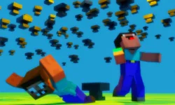 Noob vs Pro But Anvil Rain Minecraft image