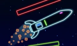 Neon Rocket Game image