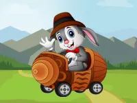 image bg Cartoon Animals In Cars Match 3