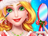 Christmas Girl Makeover Game -Christmas Girl Games image