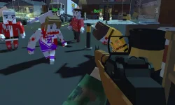 GunGame 24 Pixel blocky combat image
