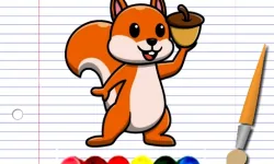 Squirrel Coloring Adventure image