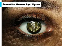 Crocodile Women Eye Jigsaw image