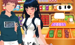 Supermarket Grocery Store Girl image
