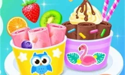 Baby Taylor Ice Cream Roll Fun Game image