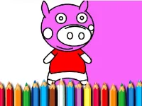 BTS Pig Coloring Game image