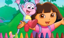 image bg Dora the Explorer 4 Coloring