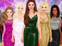 Red Carpet Dress Up Girls Game - girls image