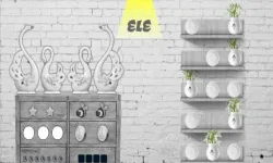 Black and white House Escape image