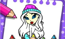 Easy Bratz Coloring image