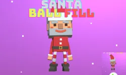 Santa Ball Fill 3D image