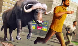 Angry Bull Attack Wild Hunt Simulator image