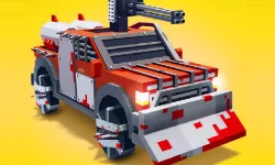 Zombie Derby: Blocky Roads Online image