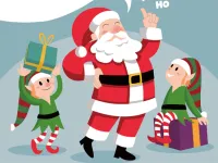 Santa Merry Xmas Puzzle image