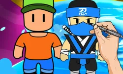 Stumble Guys Coloring Book image