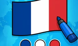 Flag Paint Puzzle Game image