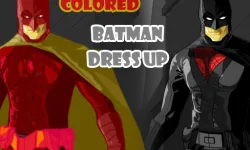 Colored Batman Dress Up image