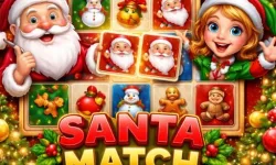 Santa Matching Game image