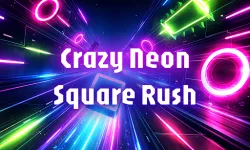 Crazy Neon Square Rush image