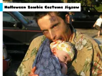 Halloween Zombie Costume Jigsaw image