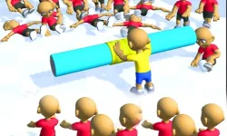 Push the Crazy Crowd : Stickman Clash 3D image