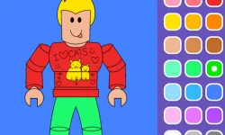 Roblox Coloring Game image