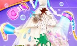 Princess Wedding Cleaning Game image