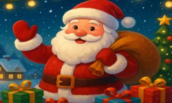 Santa Collecting gifts image