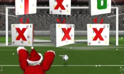 Santa kick Tac Toe image