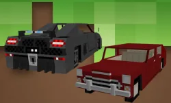 image bg Minecraft Cars Jigsaw