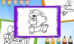 Cartoon Coloring Book image