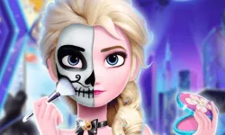Elsa Halloween Party Tattoo image
