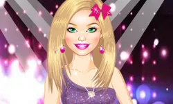 Barbie Popstar Dressup image