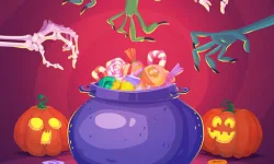 Cute Halloween Monsters Memory image