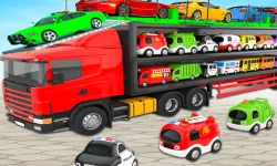 image bg Crazy Car Transport Truck Game Car Transport Trans