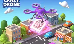Crazy Drone Pizza Delivery image
