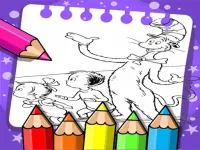 Cat In The Hat Coloring Book image