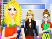 image bg Office Dress Up Fashion Makeover: Girl Dress up