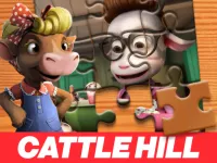 Christmas at Cattle Hill Jigsaw Puzzle image